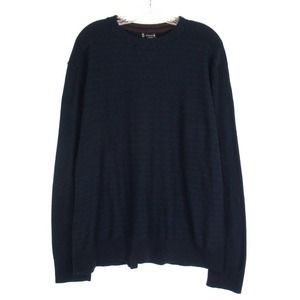 SMARTWOOL Navy Crewneck Sweatshirt Wool Blend Mens Size XL
